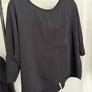 Express Black Women's Top Oversized Womens Medium